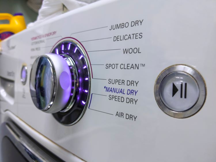 washing machine knob