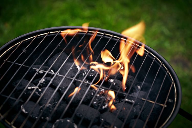 Charcoal grills are both affordable and portable.